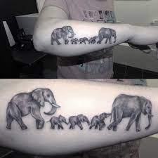 Hannah Ruth On Instagram Lil Elephant Family So Tiny The Detail Tattoo Tattooed Tattoos Tattoostu Elephant Family Tattoo Family Tattoos Elephant Tattoos