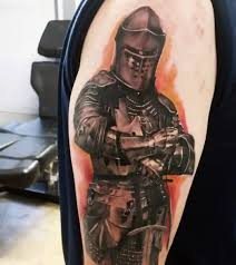 Here are a few images we have seen across the web of armor tattoo designs that you will absolutely knight tattoos are not as rare as you might think, especially when it comes to badass armor tattoos. Top 80 Best Knight Tattoo Designs For Men Brave Ideas
