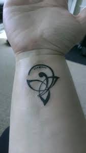 Miscarriage ribbon 23 / 30. Tattoo For A Lost Child Motherhood Tattoos Tattoos For Kids Mother Tattoos