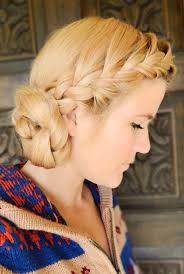 Soft, wispy and romantic look. Diy Double Braid Boho Side Bun