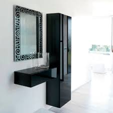 Mobile Da Ingresso Moderno Link1 003 Unico Italia A Muro In Vetro In Wenge