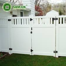 Desain pagar rumah minimalis tipe 36 tiap jenis rumah minimalis bisa berbeda sesuai dengan kebutuhan. 6 X 8 Pagar Privasi Vinil Moden Dengan Pintu Masuk Berganda Dari Pengeluar China Sam Uk