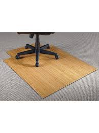 Realspace Bamboo Chair Mat 36 W X 48 D 316 Thick Natural Office Depot