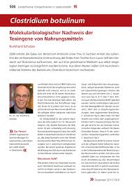 Klassischer botulismus im menschen klassischer botulismus bei tieren Clostridium Botulinum