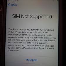 To unlock it, you need your vodacom puk number, which you can find under y. Iphone Sim Not Support Phones Nigeria