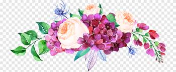 You'll find invitations, thank you cards, stickers, and so much more displaying the similar floral arrangements to create the perfect theme for your wedding. Pink And Red Flowers Illustration Wedding Invitation Watercolor Painting Flower Bouquet Flowers And Fruits Purple Flower Arranging Png Pngegg