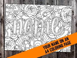 Short stories for kids coloring book. Free Customized Name Coloring Page Name Coloring Pages Coloring Pages Free Coloring Pages
