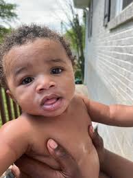 Update*** owner was located ❤️ Does anyone know who dog this belongs to?  Found a dog in Ellenwood. He almost got hit by an Amazon truck so grabbed  him. Just grabbed him