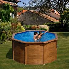 Gre Set Rundpool Galapagos 7 Tlg Oxh 240x120 Cm Holzoptik Fur 799 99 Verzinkte Stahlwand Mit Sicherheitsleiter Bei Ott Pool Holzoptik Holzoptik Pool