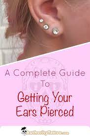 Getting Your Ears Pierced For The First Time Can Be A Daunting Prospect However We Will Do Our Absolute Getting Your Ears Pierced Ear Piercings Ear Peircings