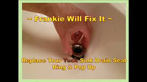 Maybe you would like to learn more about one of these? Sink Drain Ring Seat Pop Up Stopper Replacement Moen Youtube