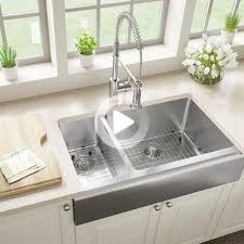 Mr Directe En Acier Inoxydable 33 Double Bassin X 20 Ferme Tablier D Evier De Cuisine En In 2020 Apron Front Kitchen Sink Apron Sink Kitchen Farmhouse Sink Kitchen