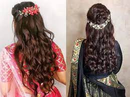 The loose hair with side parting is combined with a nice red ribbon band which is adding to the overall beauty. 10 Latest And Easy Party Hairstyles For Long Hair Styles At Life