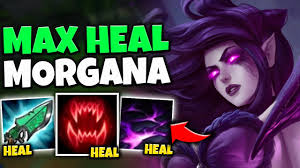 One Morgana W Heals You To Full Spell Vamp Morgana Mid Has Infinite Sustain League Of Legends Youtube
