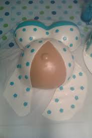 Superman pregnant belly baby shower cake. Baby Boy Babyshower Belly Cake Cakecentral Com