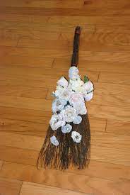 Gardenia Scented Broom With White Flower Arrangement Www Atouchofcountrymagic Com