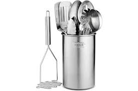 Stainless steel serving utensil set. 22 Best Kitchen Utensil Sets Of 2021