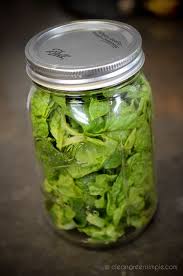 How To Store Lettuce In The Fridge Without Plastic Clean Green Simple Mason Jars Bearded Dragon Food Leafy Greens