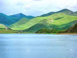 Watercolor Mountain Landscape Himalayas Tibet Mountain And Stock Photo Picture And Royalty Free Image Image 130629291
