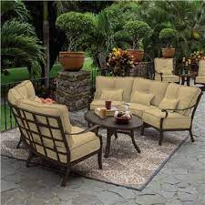 Shop for patio wicker furniture sets to find beautiful woven seats and lounge sets that are ideal for a relaxing afternoon outdoors. Castelle Monterey Collection Cushioned Crescent Sofa Luxury Outdoor Furniture Backyard Furniture Outdoor Furniture Covers