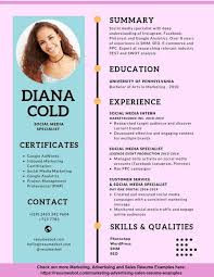 Are you looking for social media marketing resume samples? Social Media Specialist Resume Samples Templates Pdf Doc 2021 Social Media Specialist Resumes Bot