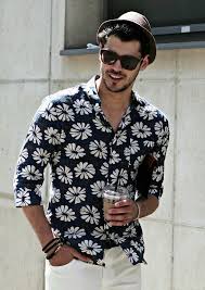 Black And White Floral Dress Shirt Mens Men Style Mens Fashion Casual Mens Outfits Men Shirt Style