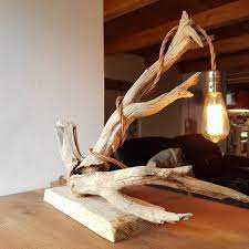 Pin Von Denis Auf Lampade Tischlampen Aus Holz Treibholz Lampe Lampen Selber Machen