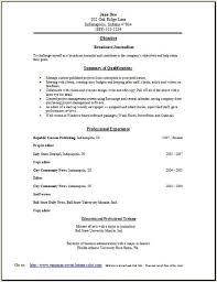 Use a good journalism cover letter format · 2. Cv Template Journalist Job Resume Examples Sample Resume Job Resume