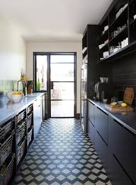 Kitchen Profile 1920s Influenced Black Kitchen Renovation Homes To Love Kitchen Renovation Unique Kitchen Kitchen Flooring