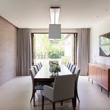 A Custom Stal Dining Table And Bauhaus Console Anchor This Sparse Dining Roo Interior Design Dining Room Transitional Interior Design Interior Design Furniture