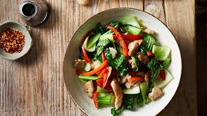 · add the broccoli florets, sweet corn and courgettes and continue to fry . Tasty Chicken Stir Fry Defeat Diabetes