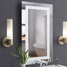 Led lighted bathroom mirror requires hardwired connection ✅aluminum frame led lighted mirror: Wade Logan Langport Bathroom Vanity Mirror Reviews Wayfair