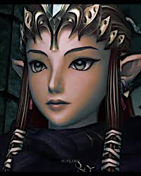 Brunette Zelda