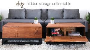 20.64 kb, 236 x 236. Diy Coffee Table With Hidden Storage How To Build A Table Youtube