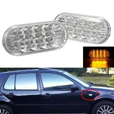 Amber For Fender Led Side Marker Lights Turn Signal Lamps For Vw Mk4 Golf Jetta Vw Mk4 Car Lights Lights