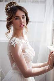 High Bun Hairstyle For Ethereal Boho Bride Boho Wedding Dress Wedding Dresses Dresses