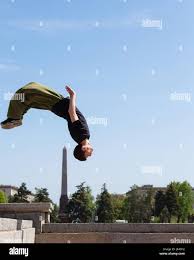 Back flip hi-res stock photography and images - Alamy