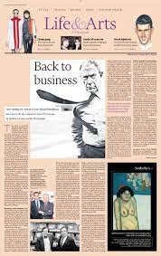 By the end of world war ii, financial times was the world's leading voice for international business and financial news and is now printed in 22 cities globally. Financial Times Weekend Features Martone Cycling Co Public Image Pr Fashion Press Office Paris