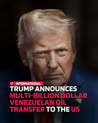🚨BREAKING: Trump claims Venezuela's “interim authorities” will turn over  30–50 million barrels of “high quality, sanctioned oil” to the U.S. He says  it'll be sold at market price—and the proceeds will be “