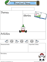 Maybe you would like to learn more about one of these? Free December Preschool Newsletter Template Pdf 72kb 1 Page S