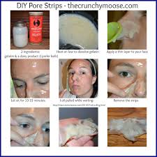 diy pore strips to remove blackheads