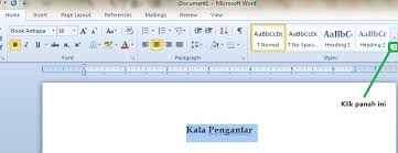 Cara Membuat Daftar Isi Otomatis Pada Microsoft Word 2010 Binus Center Blog