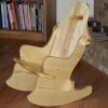 Children's rocking chairs come in sizes child, junior, and youth. 1