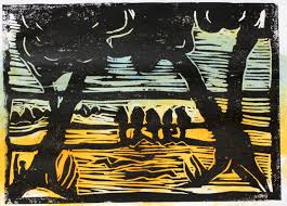 Kratz kunst linolschnitt linoldruck druckgrafik zeichnungen kunst grundschule tierzeichnung linol graphik. Susanne Haun