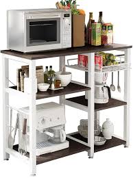 Check spelling or type a new query. Buy Soges 3 Tier Kitchen Baker S Rack Utility Microwave Oven Stand Storage Cart Workstation Shelf W5s B Online In Taiwan B071s2v7yt