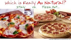 A cat would be attracted to pizza because of the cheese and cats eat cat food, so therefore their breath smells like cat food. Pizza Hut Goes Au Natural What Was It Before Healthyhappylife Com