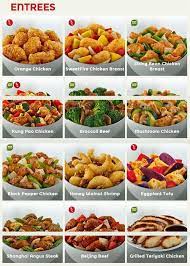 Menu For Panda Express South Side Broccoli Beef Angus Steak Stuffed Peppers