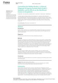 PDF) Unmasking the Hidden Burden: A Delayed Diagnosis of Leprosy Patients  With Grade 2 Disability and Its Effects