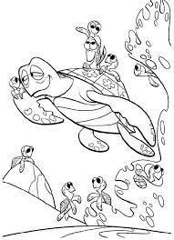 Finding Nemo And Turtle Coloring Pages Nemo Coloring Pages Turtle Coloring Pages Finding Nemo Coloring Pages