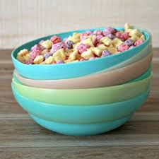 Tupperware Bol A Cereale Lots De 6 Plats De Couleur Pastel Etsy Tupperware Plastic Bowls Cereal Bowls